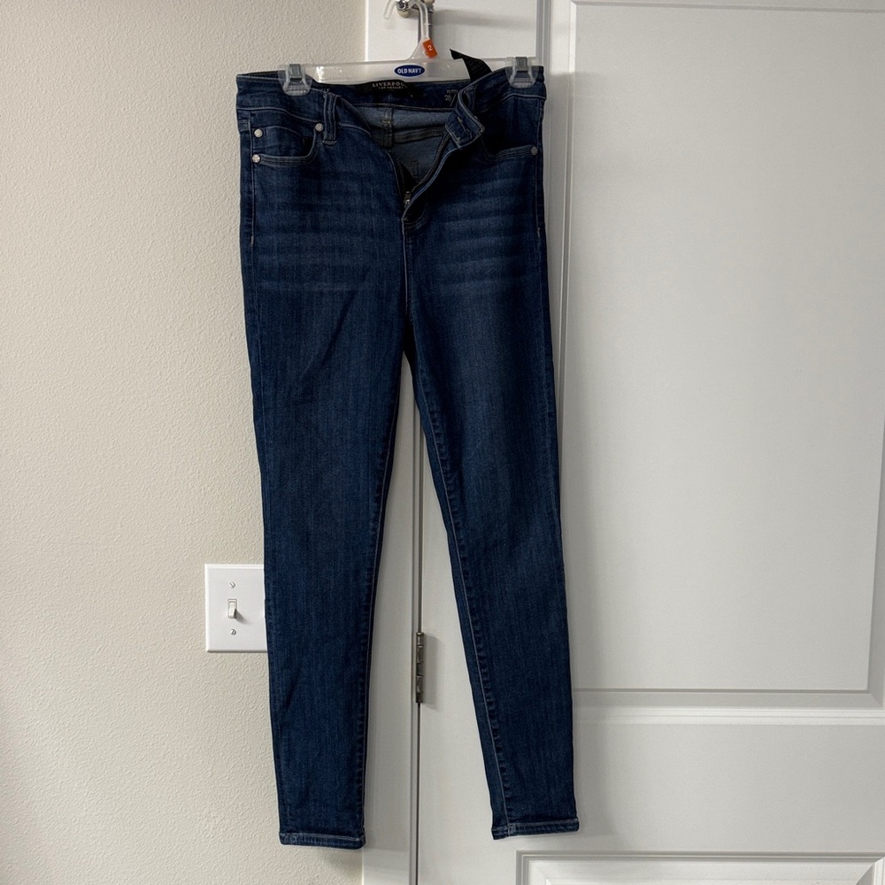 Liverpool Dark Blue Women's Skinny Jeans